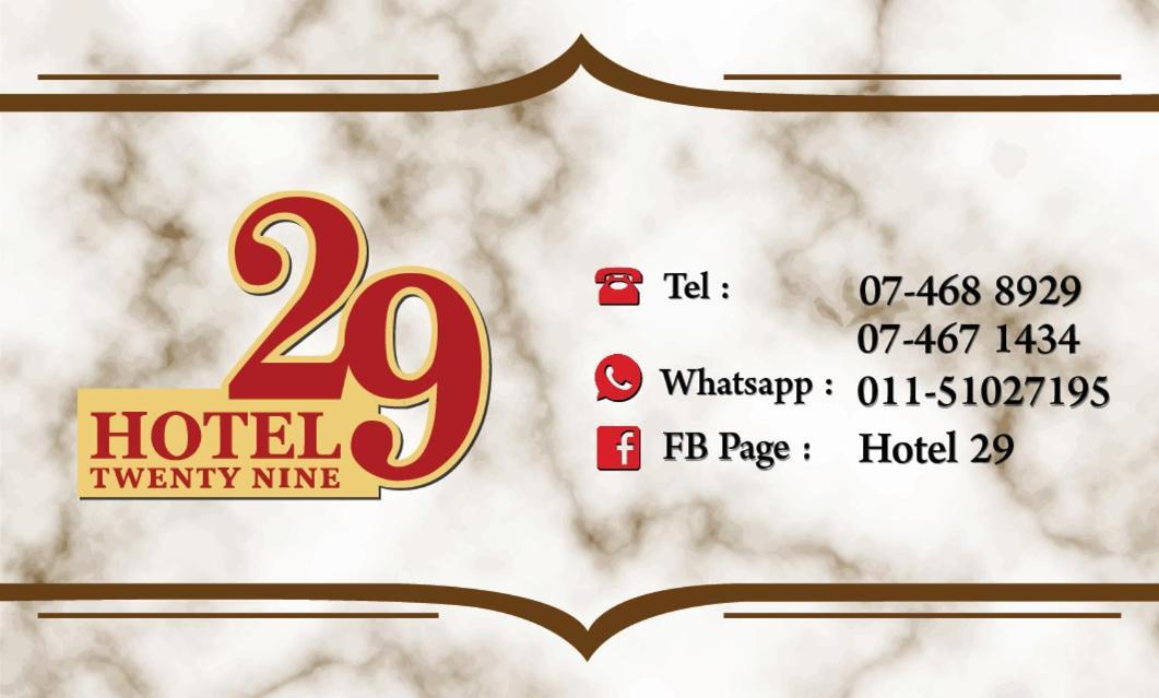 Twenty Nine Hotel Yong Peng Exteriör bild